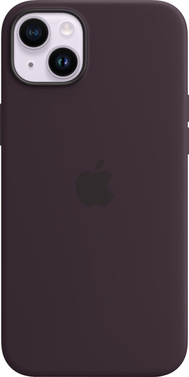 iPhone 14 Plus silikonfodral (elderberry)