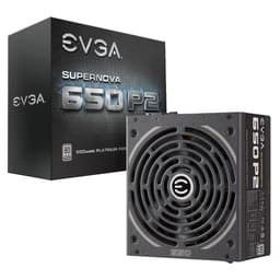 EVGA SuperNOVA 650 P2 strømforsyningsenhet 650 W 24-pin ATX Sort