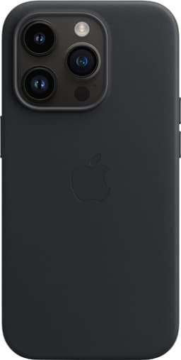 iPhone 14 Pro läderskal (midnight)