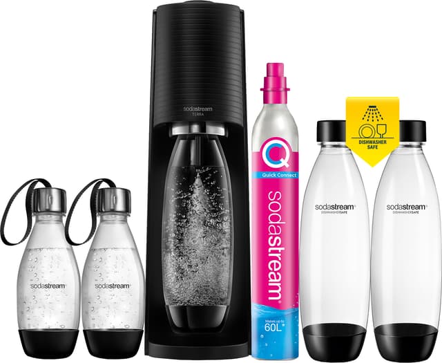 SodaStream Terra Gigapack kolsyremaskin 1012815770 (svart)