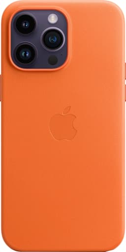 iPhone 14 Pro Max läderskal med MagSafe (Orange)