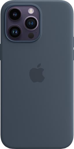 iPhone 14 Pro Max silikondeksel med MagSafe (Stormblå)