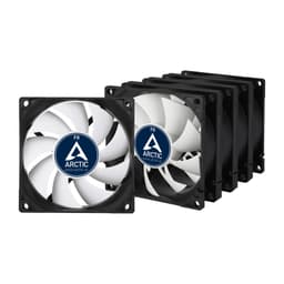 ARCTIC F8 Value Pack Computerkabinet Ventilator 8 cm Sort, Hvid