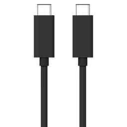 USB-C-kabel 2m 100W Sort