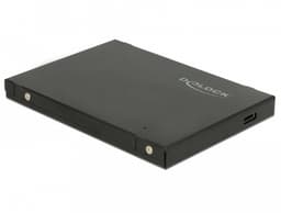 DeLOCK 42609 Hölje för lagringsenheter SSD-inkapsling Svart M.2