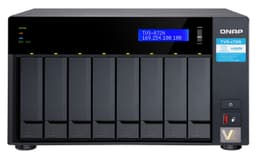 QNAP TVS-872N NAS Tower Ethernet/bredbåndsforbindelse Sort i3-8100T