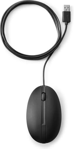 HP Kablet Desktop 320M-mus, Ambidextrous, Optisk, USB Type-A, 1000 dpi, Sort