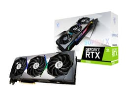 MSI RTX 3080 SUPRIM X 12G LHR näytönohjain NVIDIA GeForce RTX 3080 12 GB GDDR6X