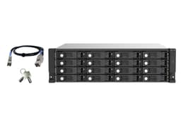 QNAP TL-R1620Sep-RP HDD-kotelo Musta, Harmaa 2.5/3.5"