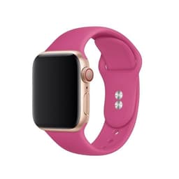 Silikoninen ranneke Apple watch 38/40 mm, vaaleanpunainen