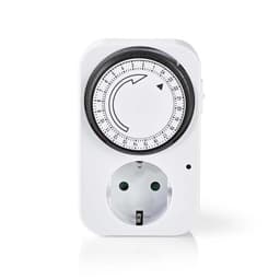 Timer | Analogue | Indendørs | 230 V AC | Strømkabel side B: Stikprop med sidebens jord / Type F (CEE 7/7) | 3500 W | Skiftecyklus: 15 min | IP20