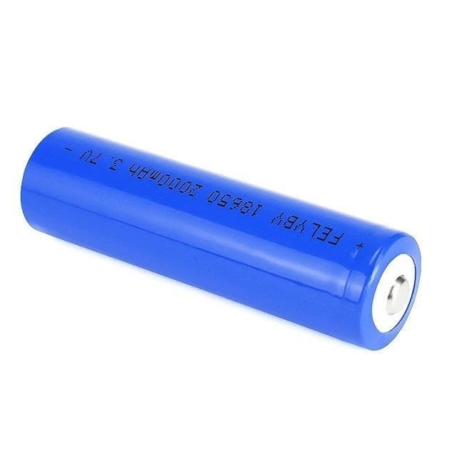Laddningsbart batteri 18650, 2000mAh (Cust tip)