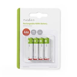 Nedis Oppladbare Ni-MH batteri AAA | 1.2 V DC | 950 mAh | Forhånds ladet | 4-Blister