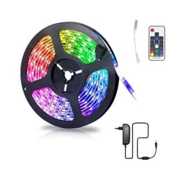 3528 RGB LED-stripe med fjernkontroll, 5m