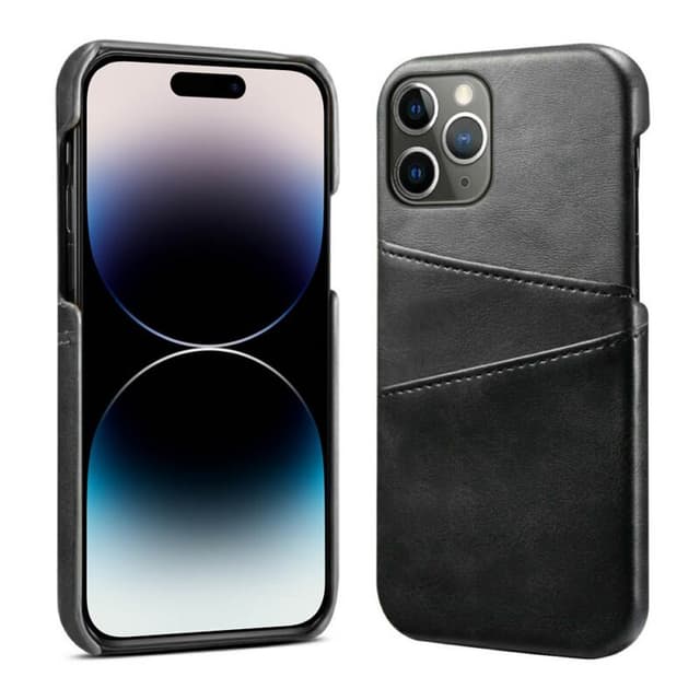 Retro cover med slots Apple iPhone 14 Pro - Mørkegrå