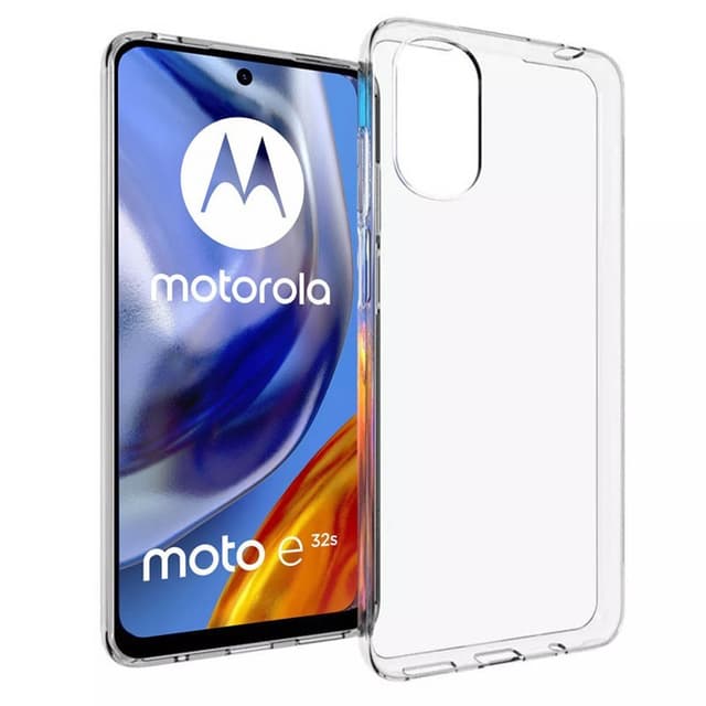 Silikondeksel gjenomsiktig Motorola Moto E32s