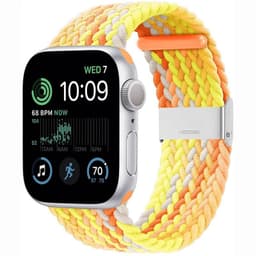 Punottu elastinen rannekoru Apple Watch SE 2022 40mm - gradientorange
