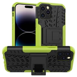 Iskunkestävä kuori jalustalla Apple iPhone 14 Pro - Vihreä