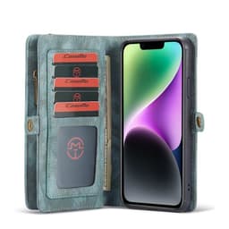 CaseMe Lompakkokotelo 11-kortti Apple iPhone 14 Plus - Sininen