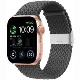 Flettet Elastik Armbånd Apple Watch SE 2022 40mm - skygrey