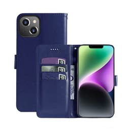 Lompakkokotelo 3-kortti Apple iPhone 14 - Tummansininen