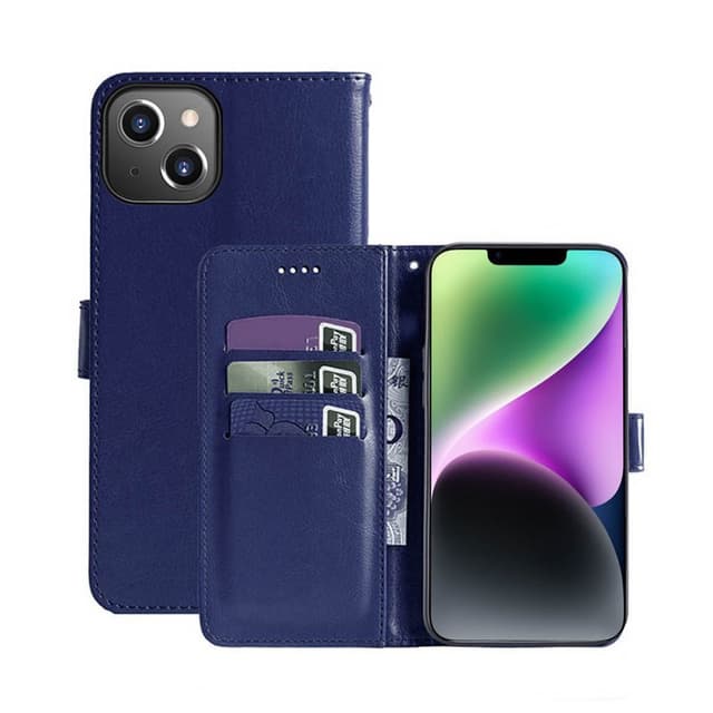 Mobil lommebok 3-kort Apple iPhone 14 - Mørkeblå