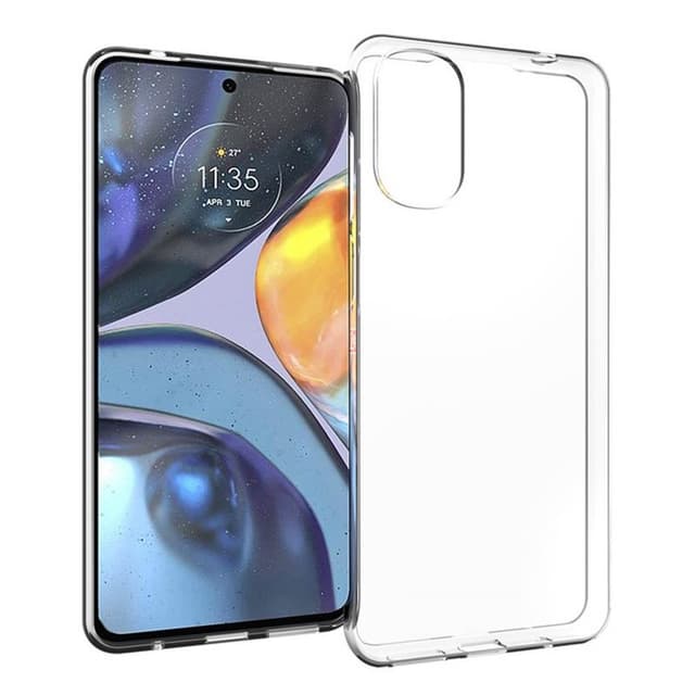 Silikonikotelo läpinäkyvä Motorola Moto G22