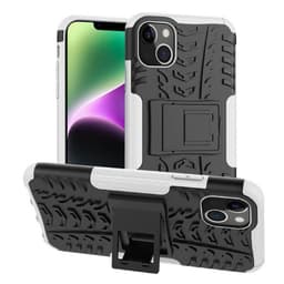 Iskunkestävä kuori jalustalla Apple iPhone 14 - Valkoinen