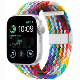Punottu elastinen rannekoru Apple Watch SE 2022 44mm - pride edition