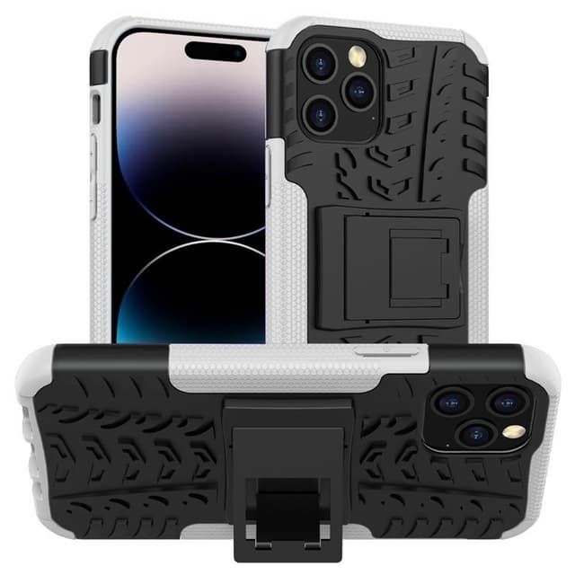 Stødbestandigt cover med stativ Apple iPhone 14 Pro Max - Hvid