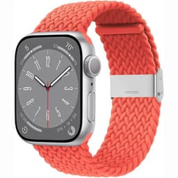 Punottu elastinen rannekoru Apple Watch 8 (41mm) - punainen