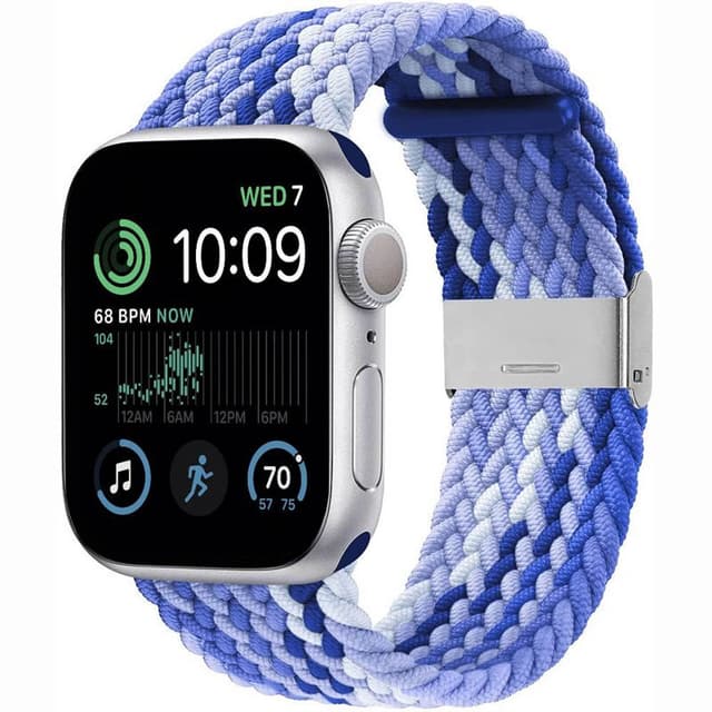 Punottu elastinen rannekoru Apple Watch SE 2022 40mm - gradientblue