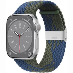 Punottu elastinen rannekoru Apple Watch 8 (41mm) - bluegreen