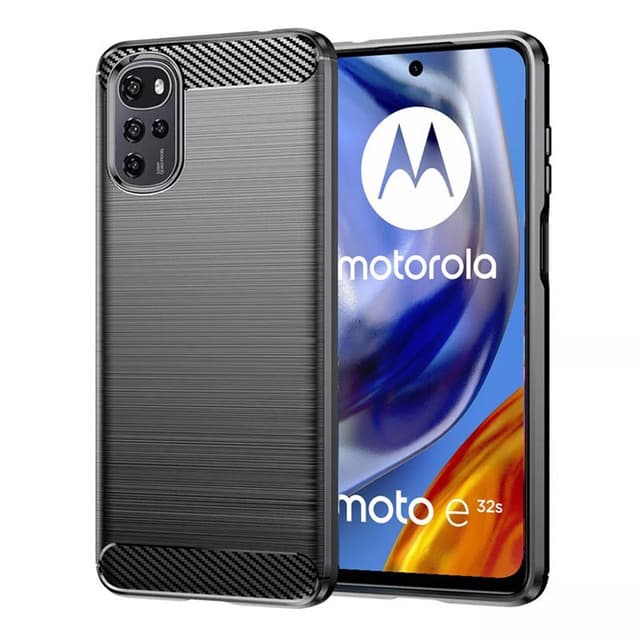 Harjattu TPU kuori Motorola Moto E32s