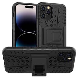 Iskunkestävä kuori jalustalla Apple iPhone 14 Pro - Musta