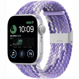 Punottu elastinen rannekoru Apple Watch SE 2022 44mm - gradientpurple