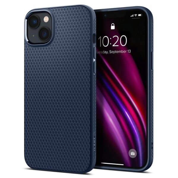 Spigen iPhone 14 Plus Cover Liquid Air Navy Blue