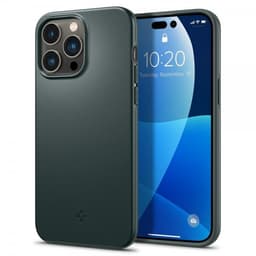 Spigen iPhone 14 Pro Max Deksel Thin Fit Abyss Green