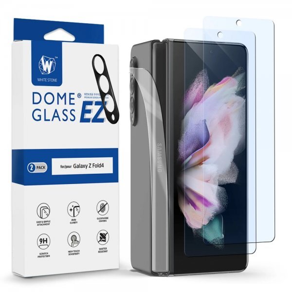 Whitestone Dome Samsung Galaxy Z Fold 4 Näytönsuoja Dome Glass EZ 2-pakkaus