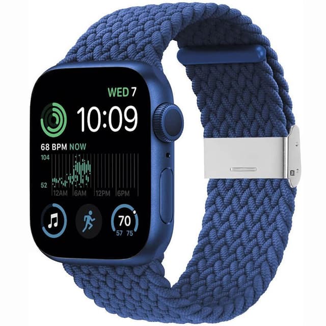 Flettet elastisk armbånd Apple Watch SE 2022 40mm - Blå