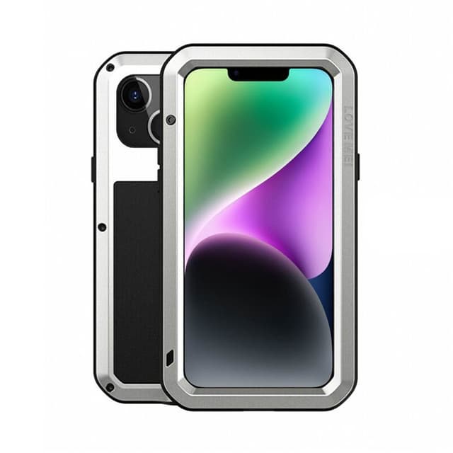 LOVE MEI Powerful skal Apple iPhone 14 Plus - Silver
