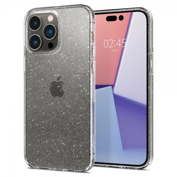 Spigen iPhone 14 Pro Max Skal Liquid Crystal Glitter Crystal Quartz