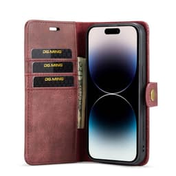 Wallet DG-Ming 2i1 Apple iPhone 14 Pro Max - Rød