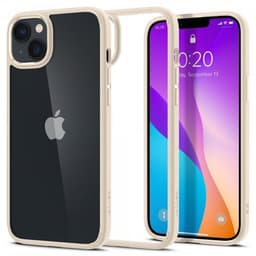 Spigen iPhone 14 Plus Skal Crystal Hybrid Sand Beige