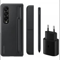 Samsung Original Galaxy Z Fold 4 Note Package Flip Cover + S Pen + 25W Travel Adapter