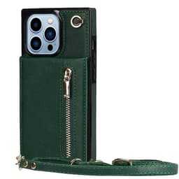 Zipper necklace case Apple iPhone 14 Pro - Grön