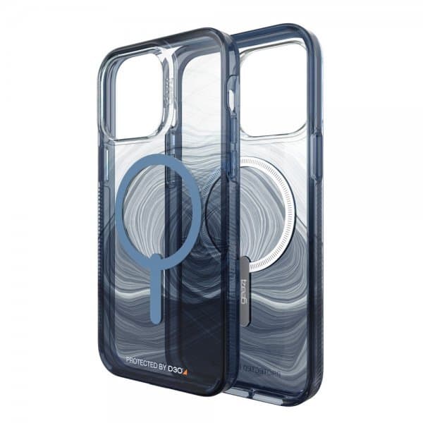 Gear4 iPhone 14 Pro Max Skal Milan Snap Blue Swirl