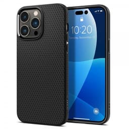 Spigen iPhone 14 Pro Max Deksel Liquid Air Matte Black