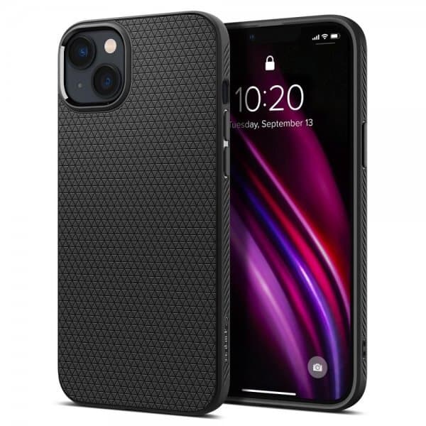 Spigen iPhone 14 Plus Skal Liquid Air Matte Black