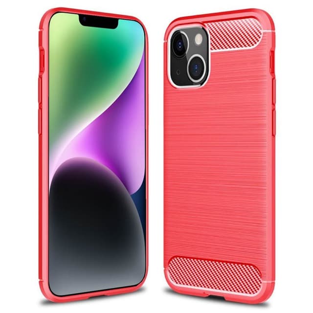 Borstat silikon skal Apple iPhone 14 - Orange